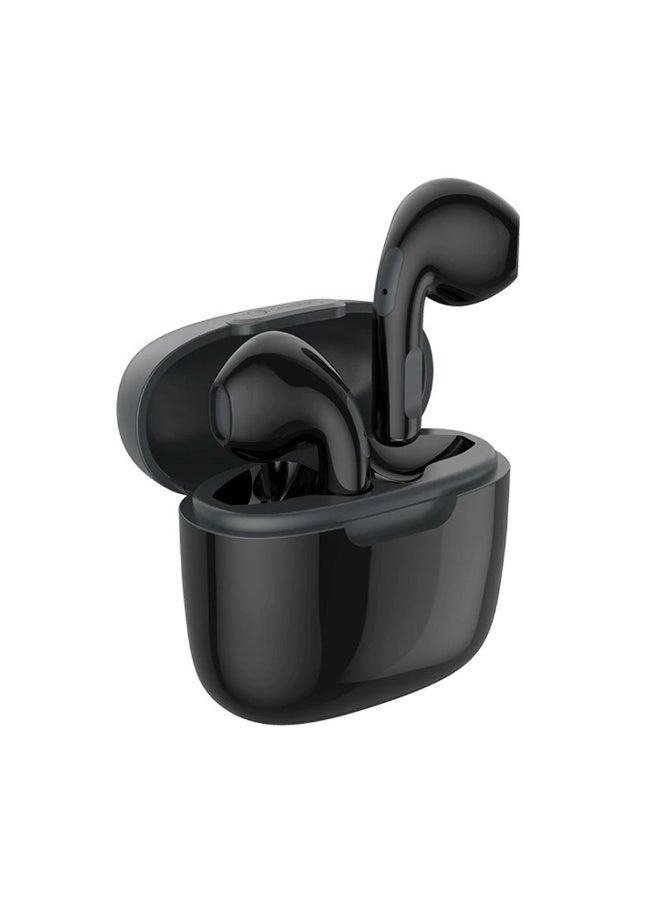 سليبرات سماعات أذن لاسلكية حقيقية TWS-W25 للرجال والنساء، صوت ستيريو نقي، بلوتوث 5.3، سماعات أذن داخلية مزودة بميكروفون، علبة شحن، مقاومة للماء، لون أسود، مثالية للموسيقى والمكالمات والألعاب - Image 1